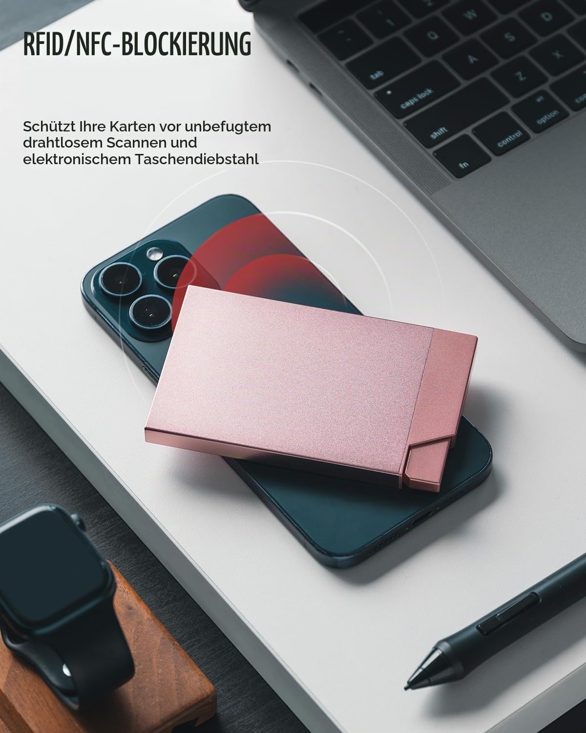 vulkit-aluminum-pop-up-wallets-kartenetui-ros-gold-rfid-slim image 4