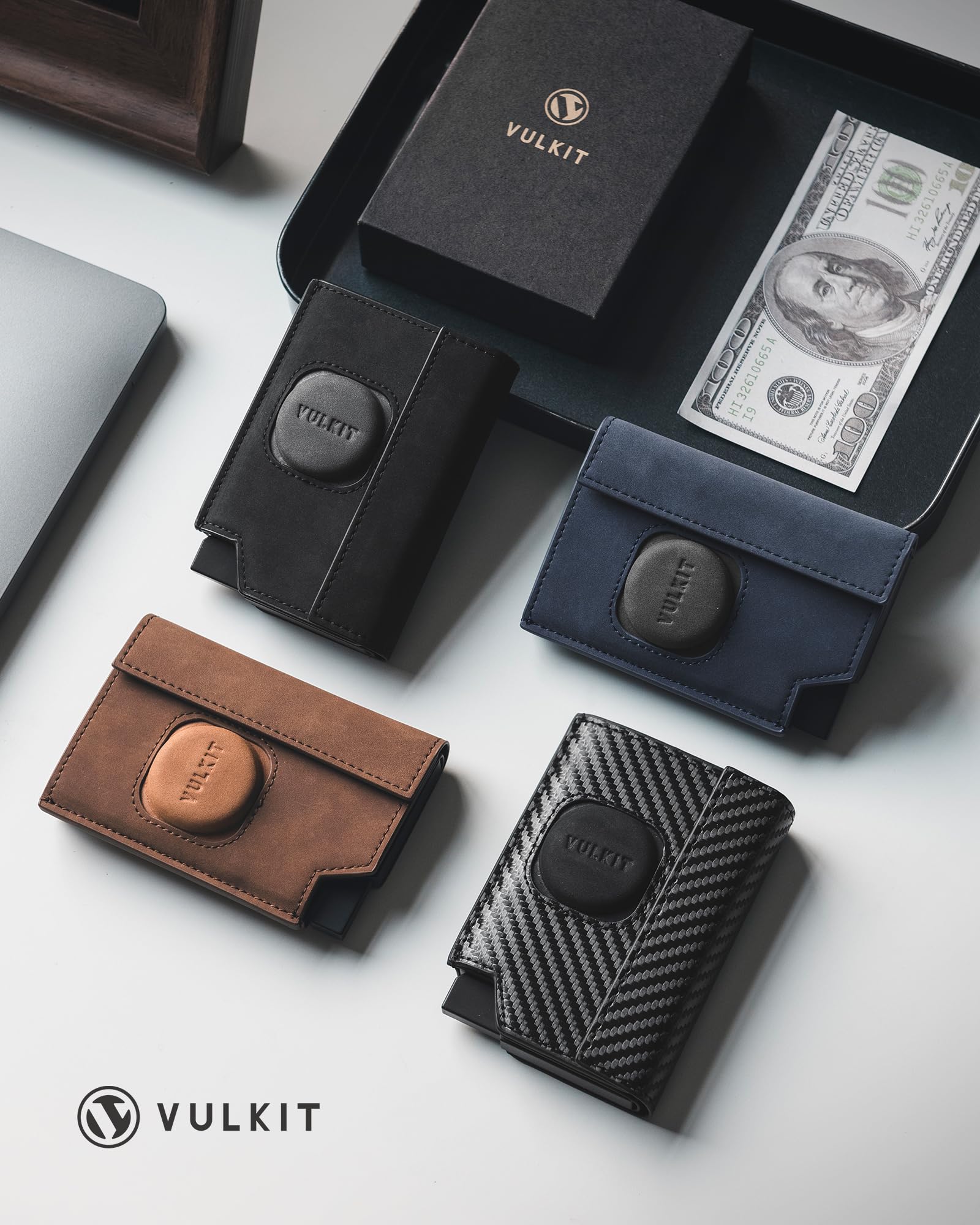 vulkit-airtag-kartenetui-carbon-schwarz-rfid-pop-up-wallet image 7