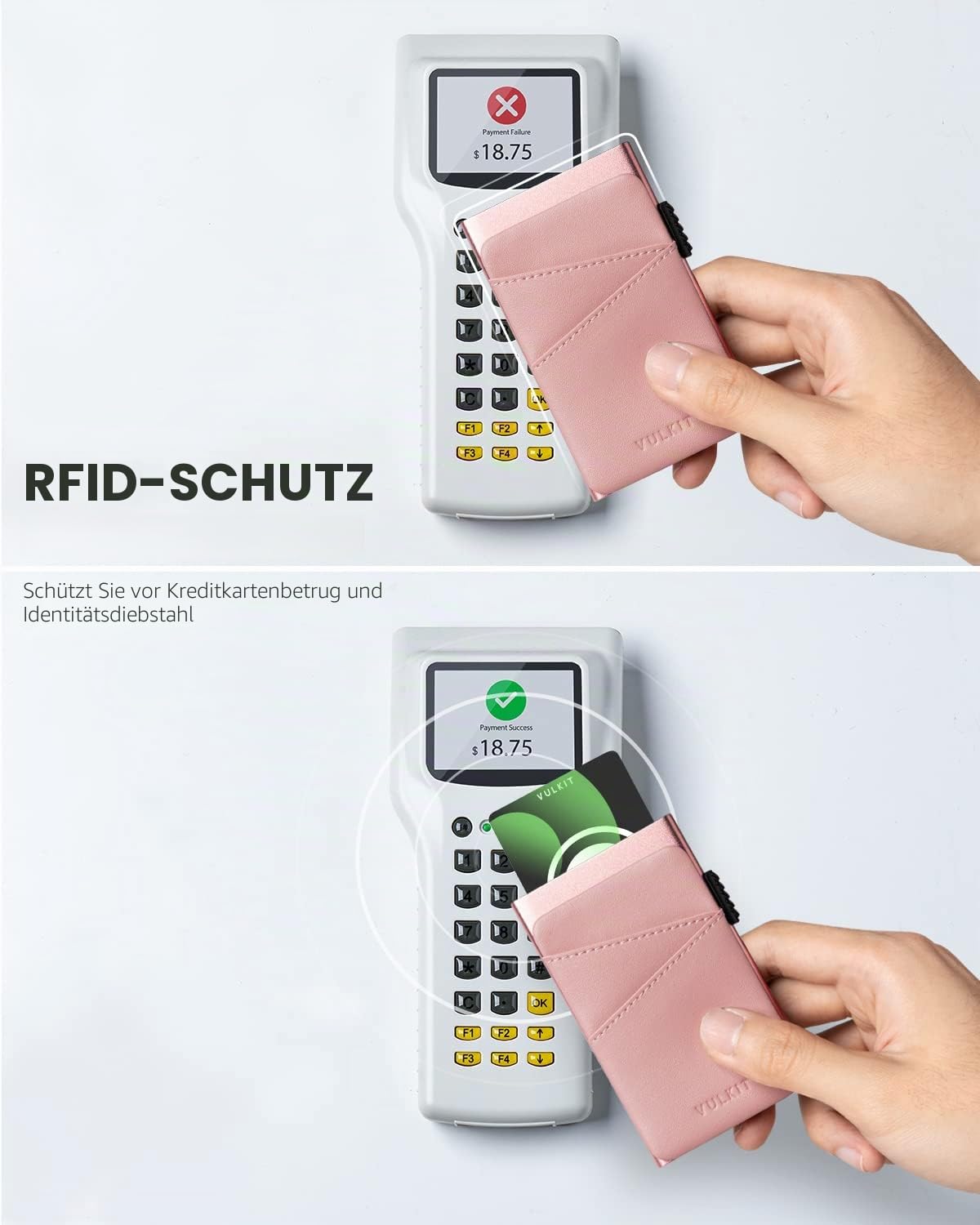 vulkit-leather-pop-up-wallets-kreditkartenetui-metall-rosa-rfid image 5