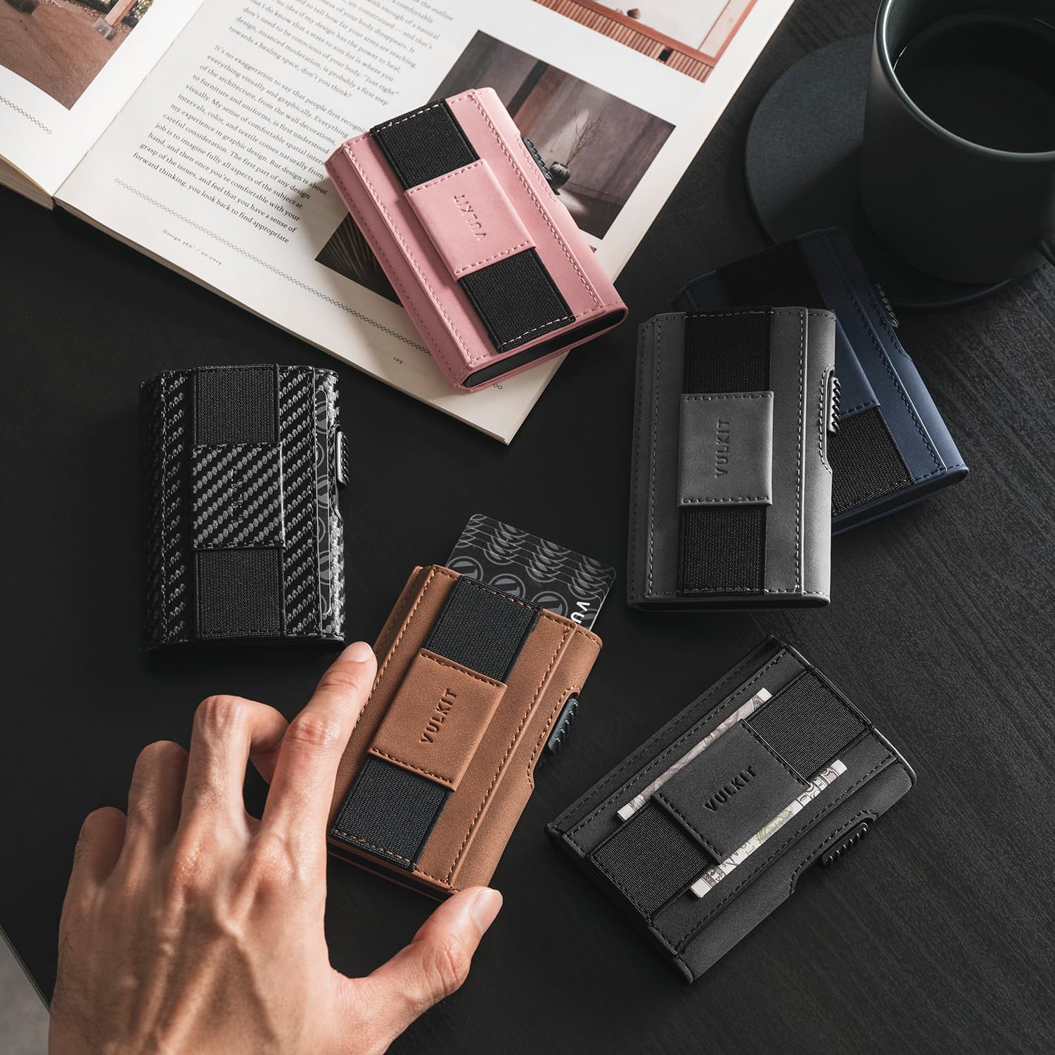 vulkit-leather-pop-up-slim-wallet-bernsteinbraun-rfid image 7