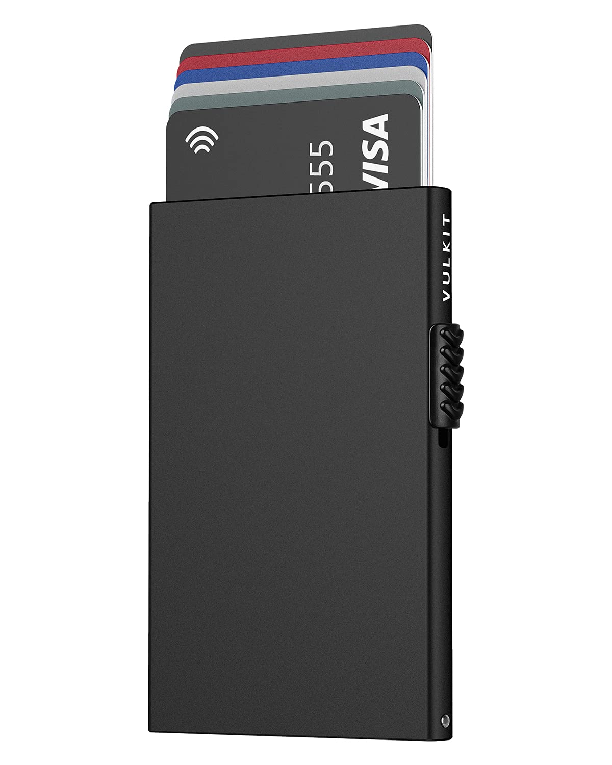vulkit-aluminum-pop-up-kartenetui-geldb-rse-schwarz-rfid-7-karten image 1
