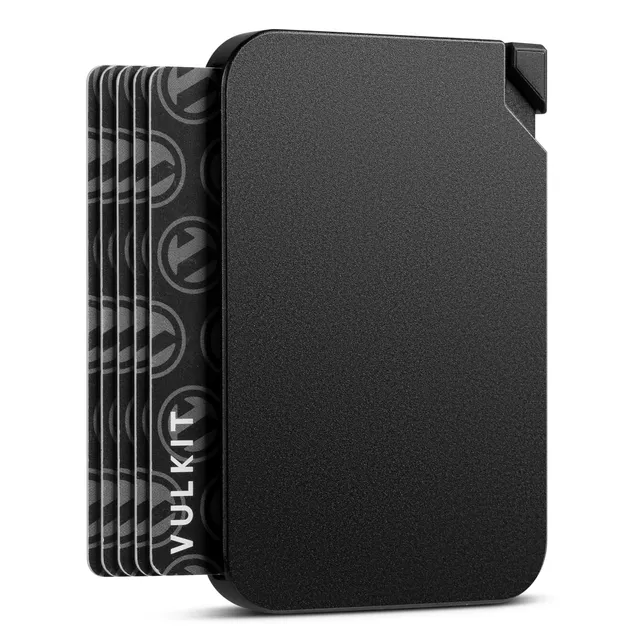 vulkit-aluminum-pop-up-kartenetui-schwarz-metall-5-karten image 1