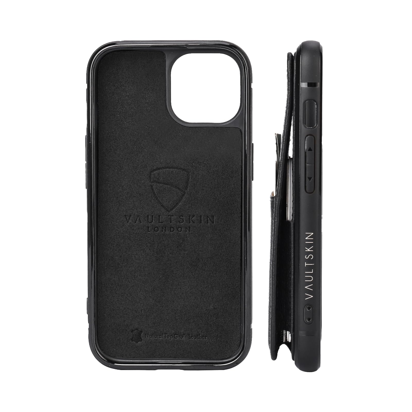 vaultskin-eton-iphone-15-handyh-lle-leder-schwarz-8-karten image 3
