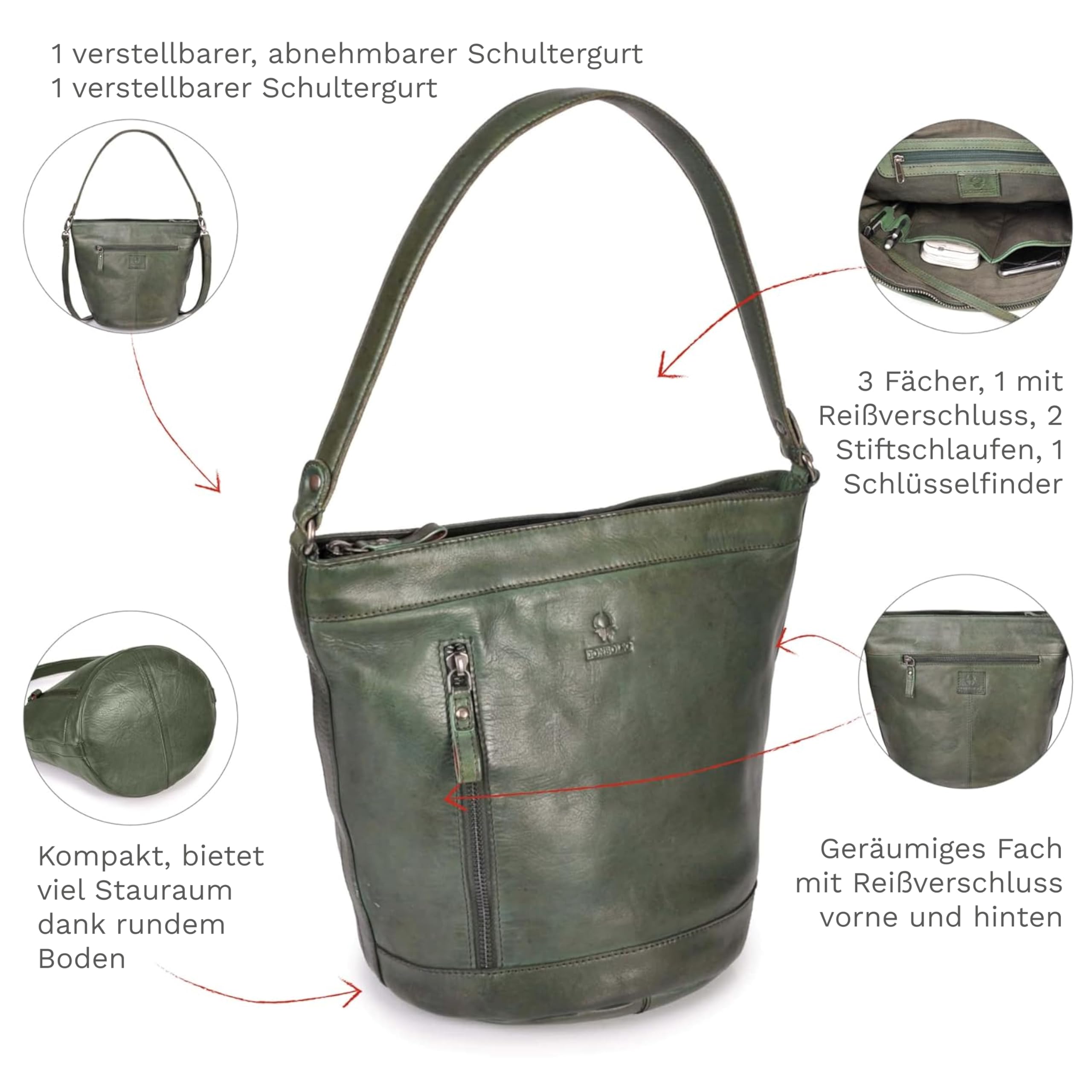 donbolso-bucket-handtasche-leder-beuteltasche-damen image 5