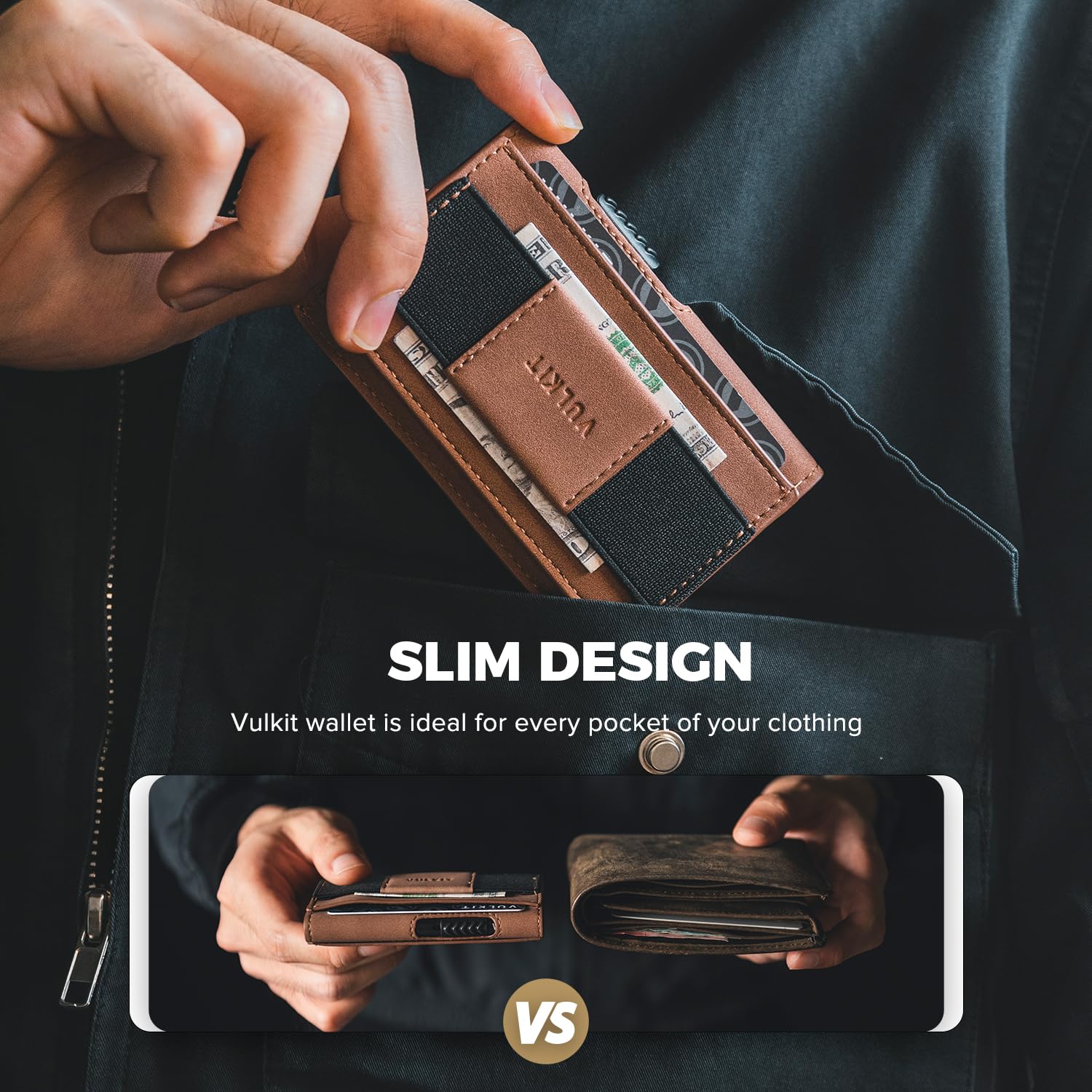 vulkit-leather-pop-up-slim-wallet-bernsteinbraun-rfid image 4