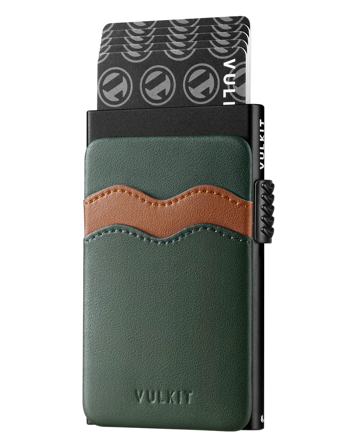 vulkit-leather-pop-up-wallets-geldb-rse-leder-gr-n-rfid-slim image 1