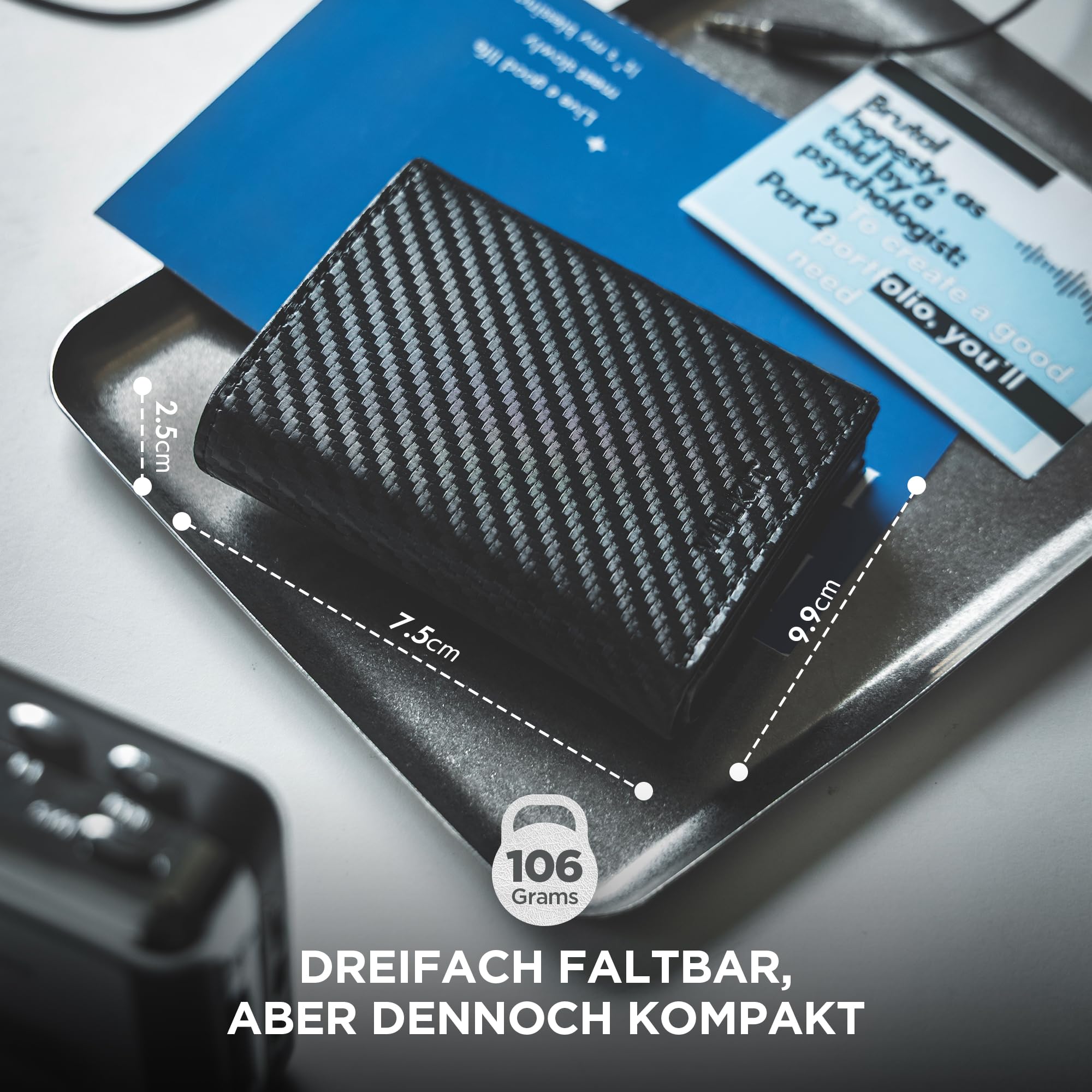 vulkit-leder-pop-up-geldb-rse-carbonfaser-schwarz-rfid-10-karten image 3
