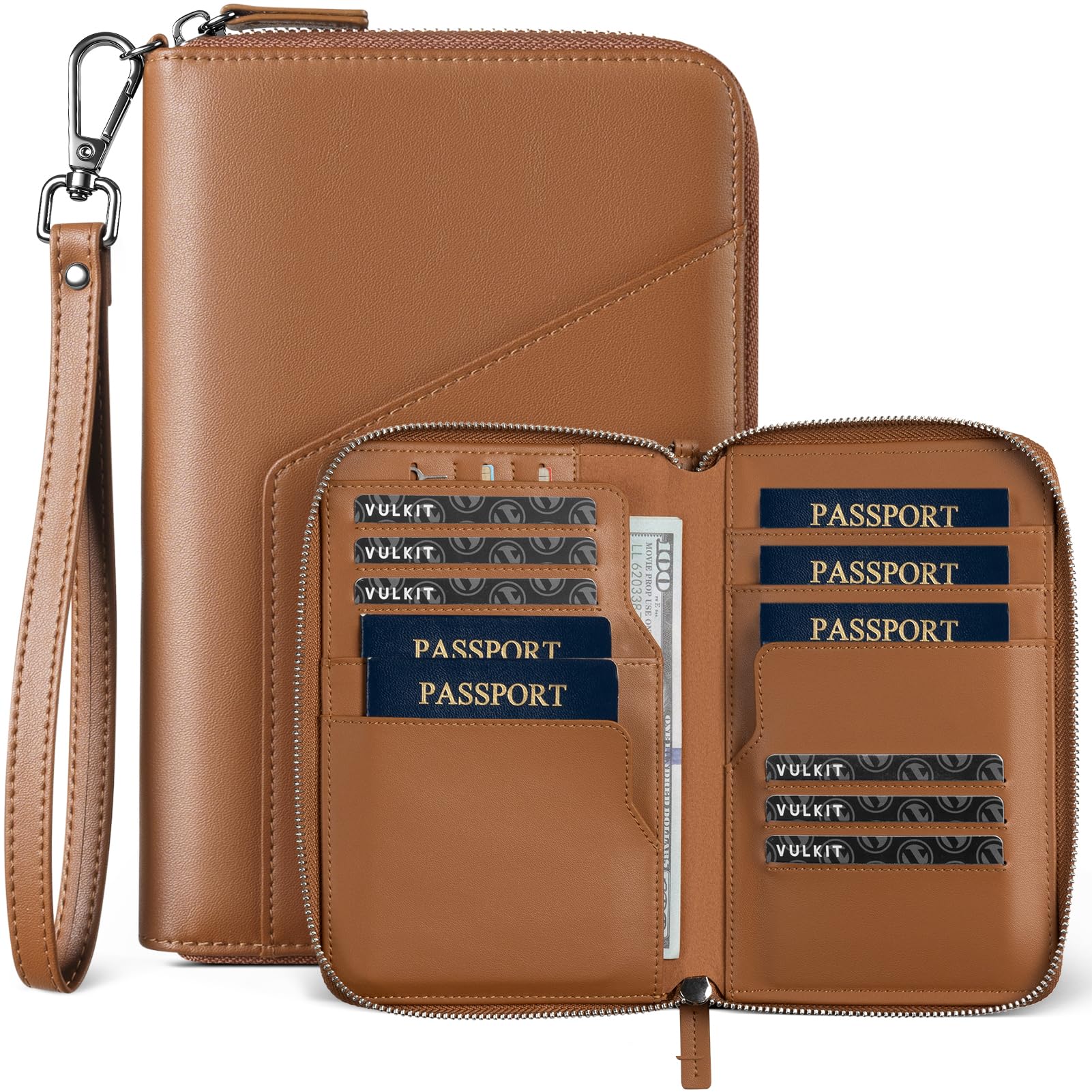 vulkit-passport-card-holder-reisepassh-lle-espresso-rfid image 8