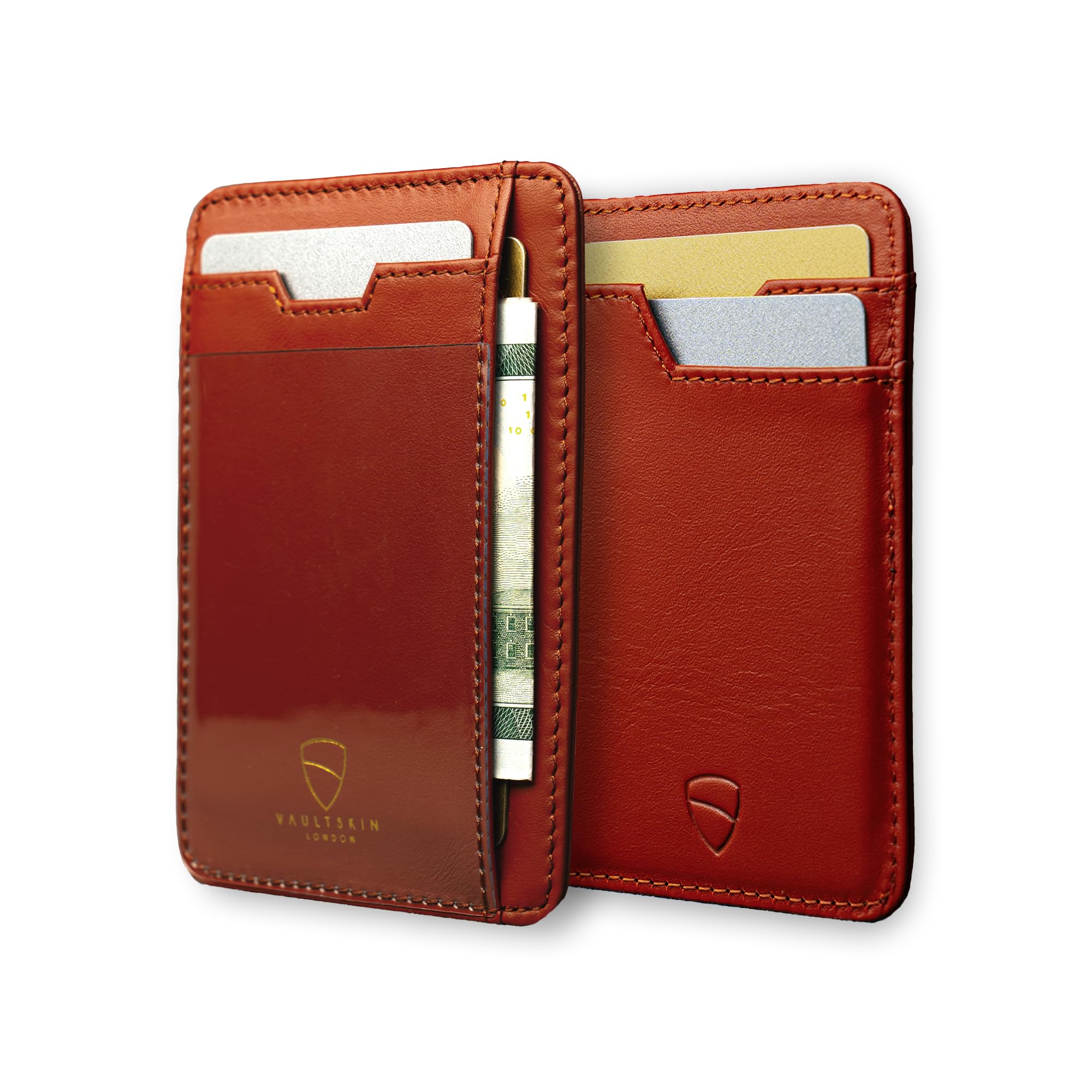 vaultskin-brixton-kartenetui-schwarz-leder-rfid-slim image 8