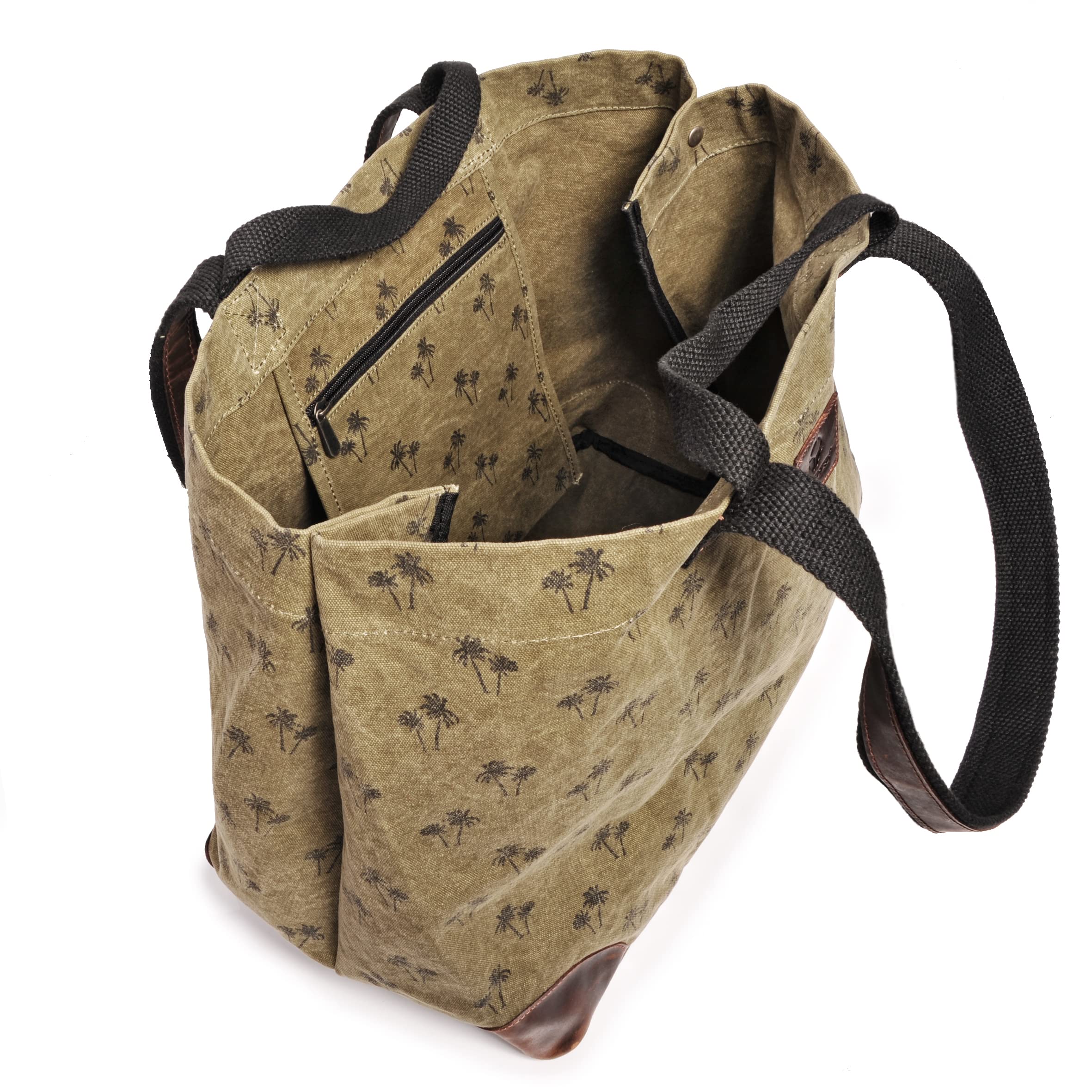 donbolso-athen-shopper-canvas-leder-xxl-strandtasche image 6