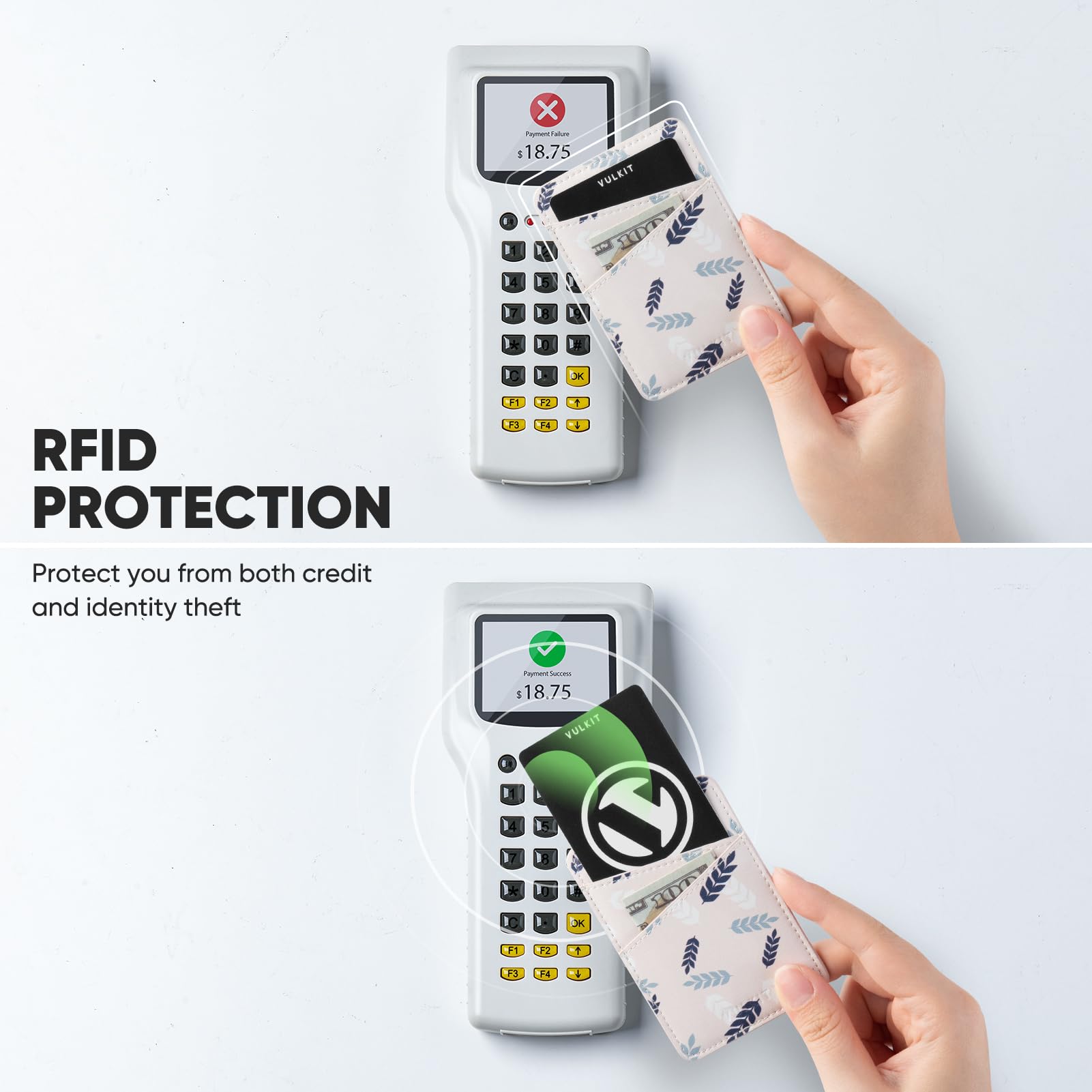 vulkit-phone-card-holder-kartenhalter-schwarz-rfid image 3