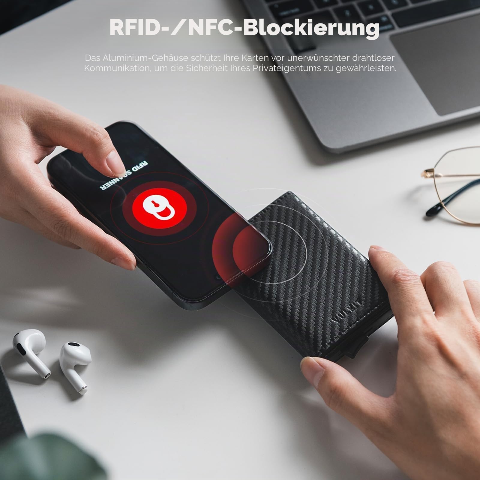 vulkit-leather-pop-up-wallet-kartenetui-carbon-schwarz-rfid image 6