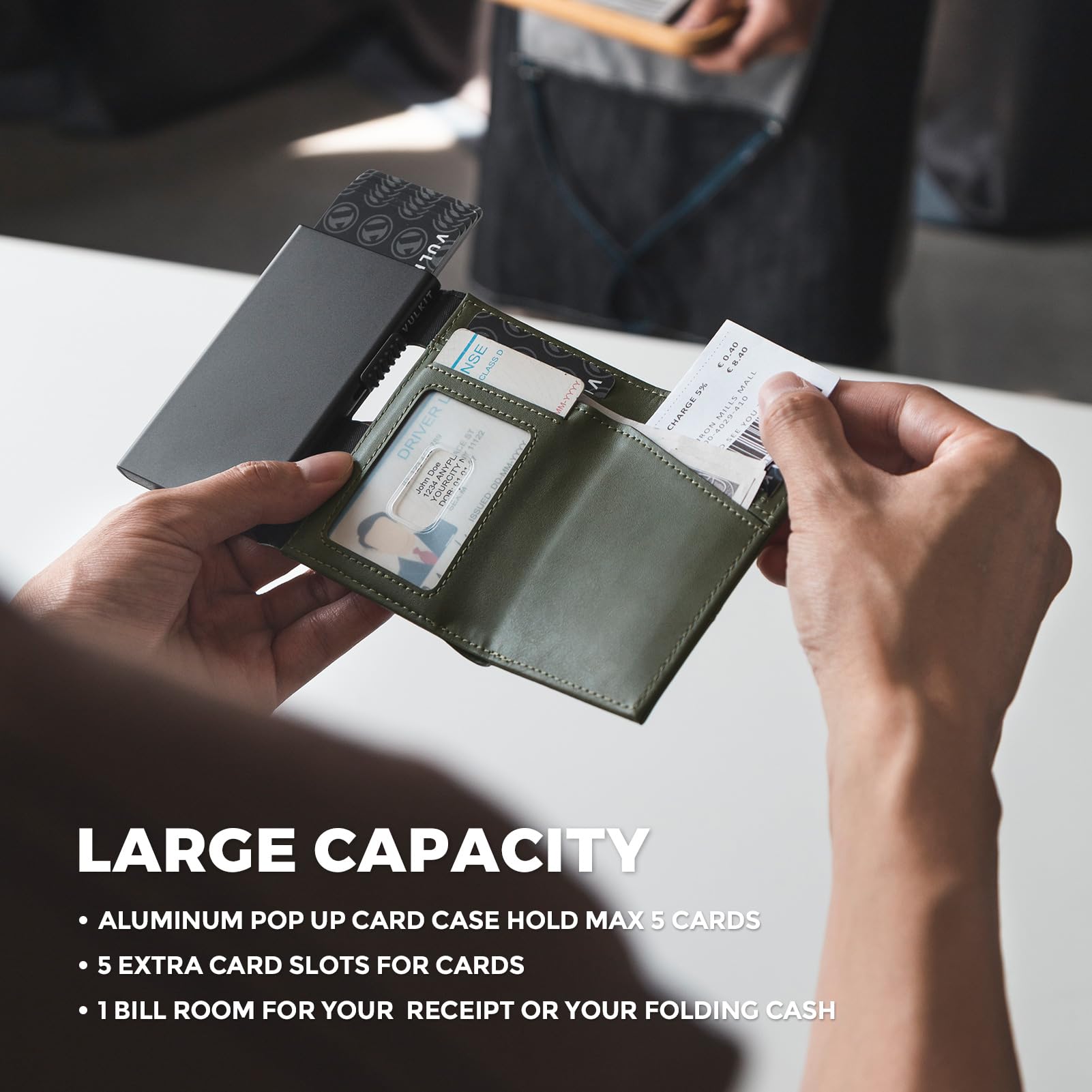 vulkit-trifold-wallet-geldb-rse-gr-n-leder-rfid-10-karten image 3