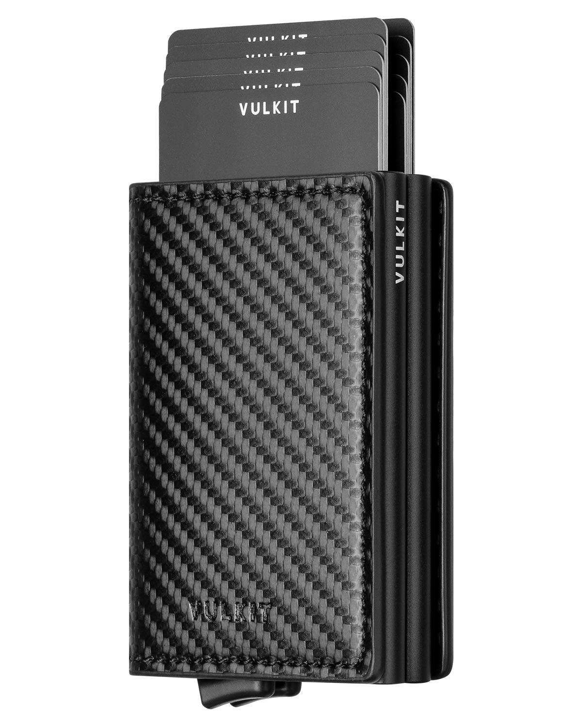 vulkit-aluminum-pop-up-wallet-kartenetui-schwarz-carbon-rfid image 8