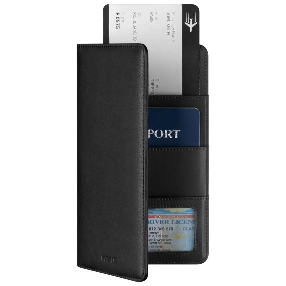 vulkit-passport-card-holder-reisepassh-lle-schwarz-rfid image 1