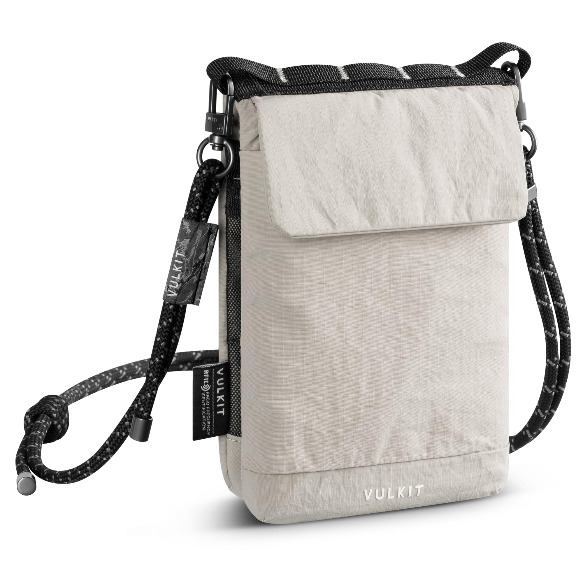 vulkit-umh-ngetasche-greige-nylon-rfid-handytasche-pass image 1