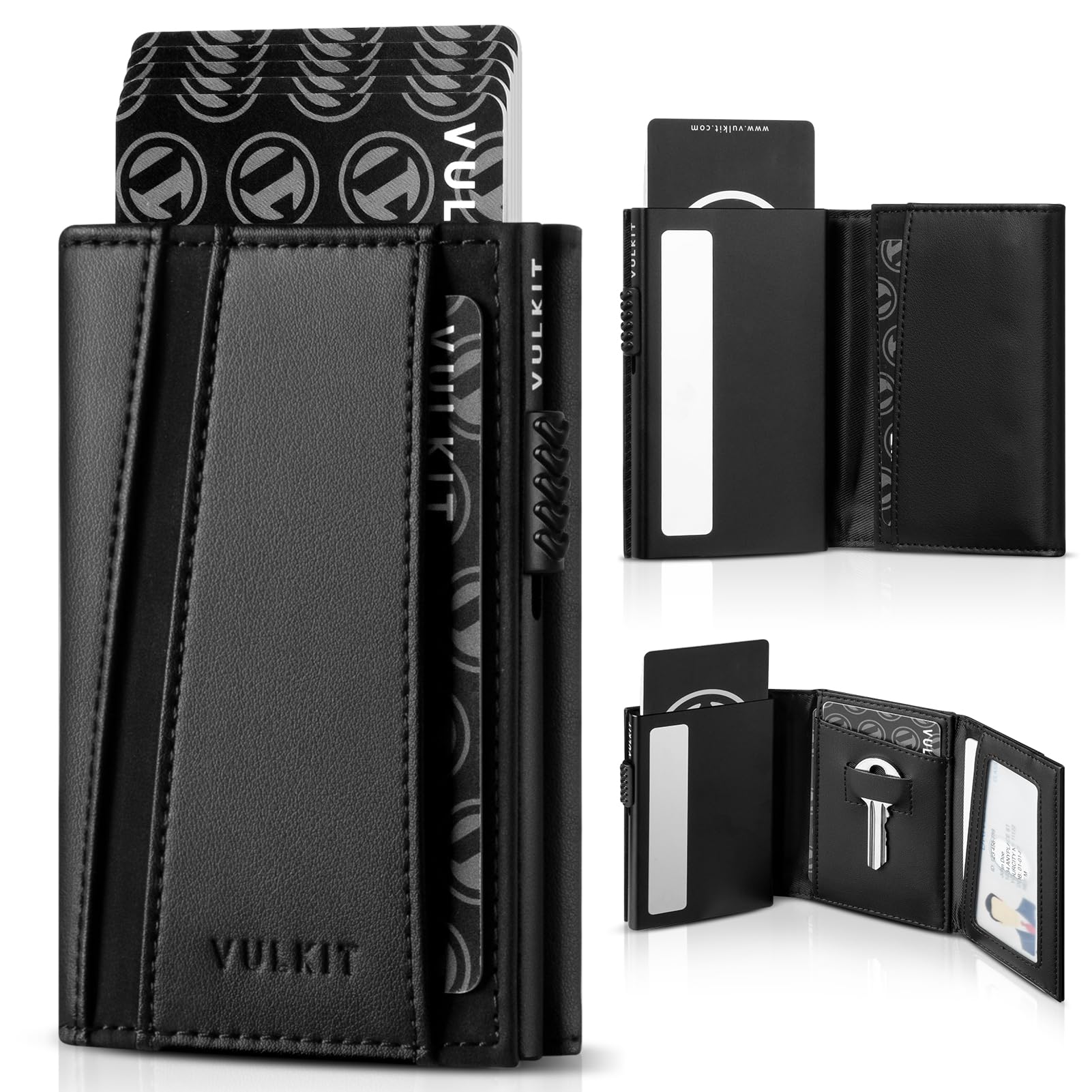 vulkit-pop-up-kreditkartenetui-schwarz-m-nzfach-rfid image 1
