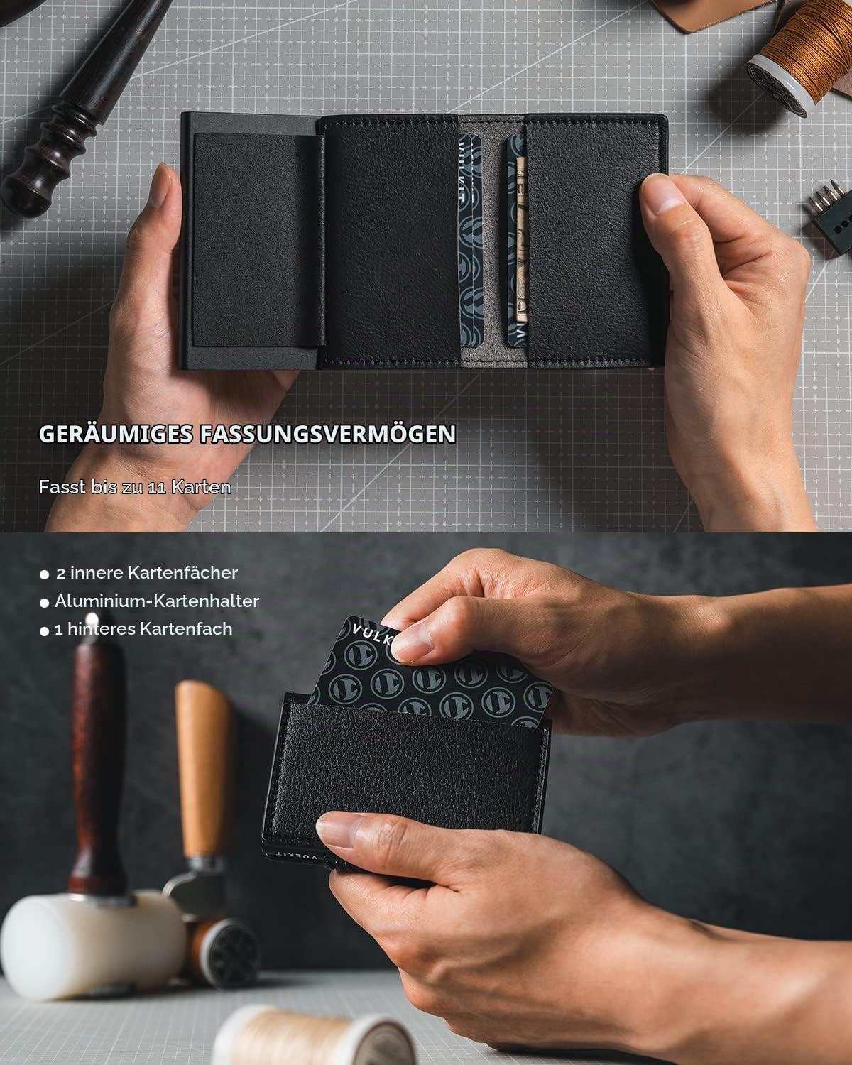 vulkit-leather-pop-up-kartenetui-litschi-schwarz-11-karten image 3