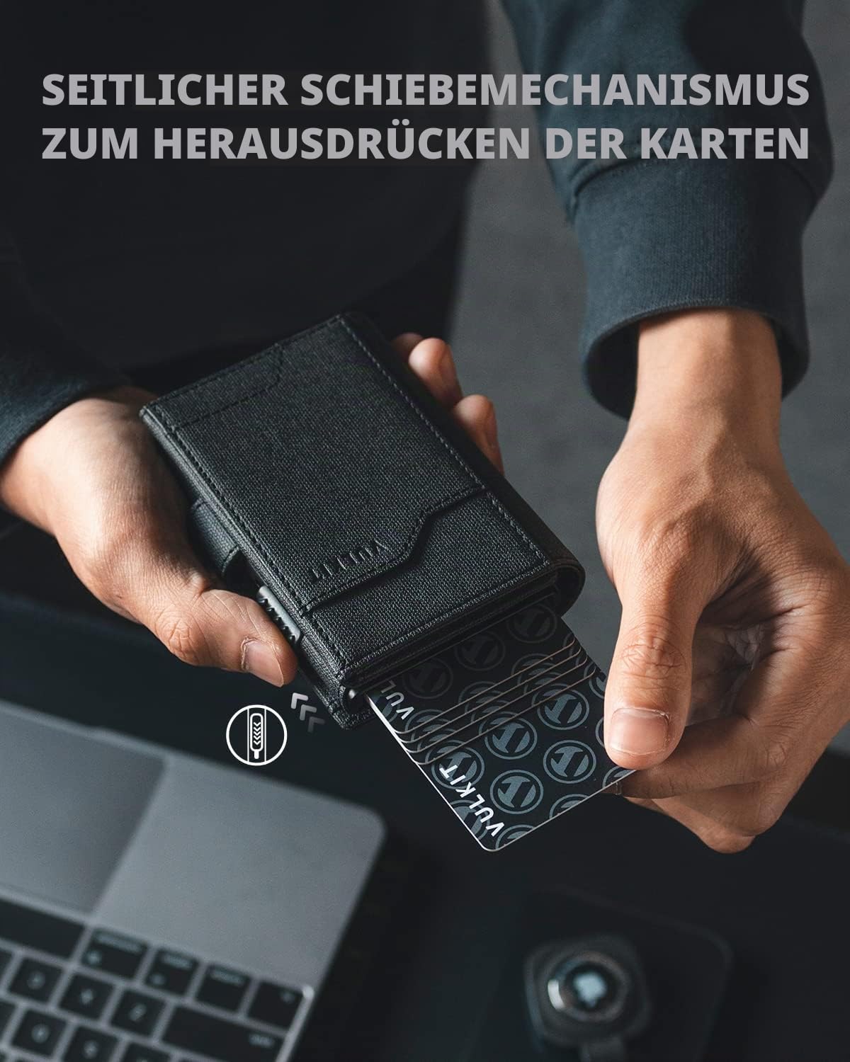 vulkit-airtag-holder-wallet-kreditkartenetui-schwarz-rfid image 2