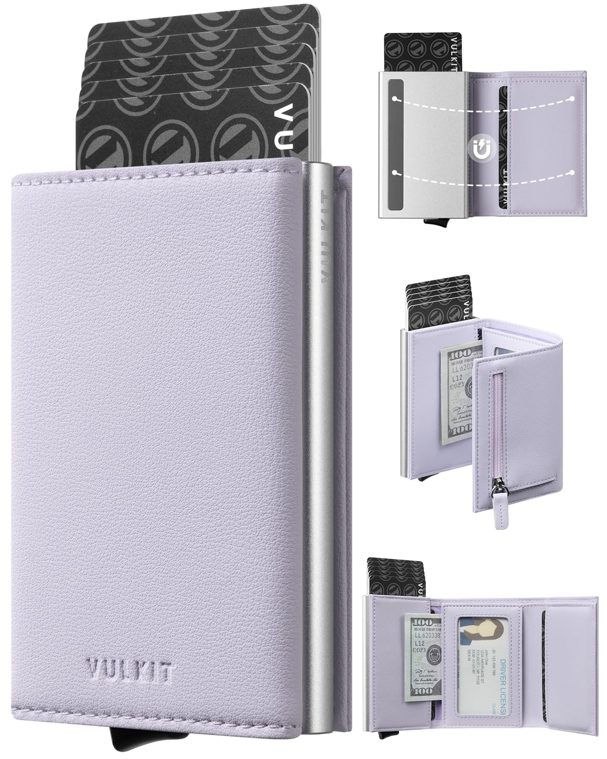vulkit-leather-pop-up-geldb-rse-damen-litschi-rosa-rfid-m-nzfach image 8