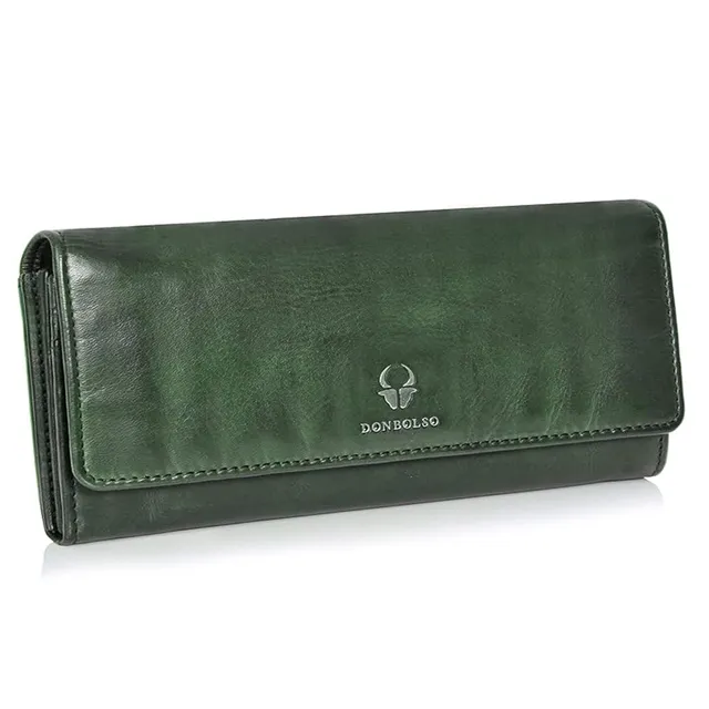 donbolso-florenz-geldb-rse-damen-olivgr-n-leder-rfid image 1