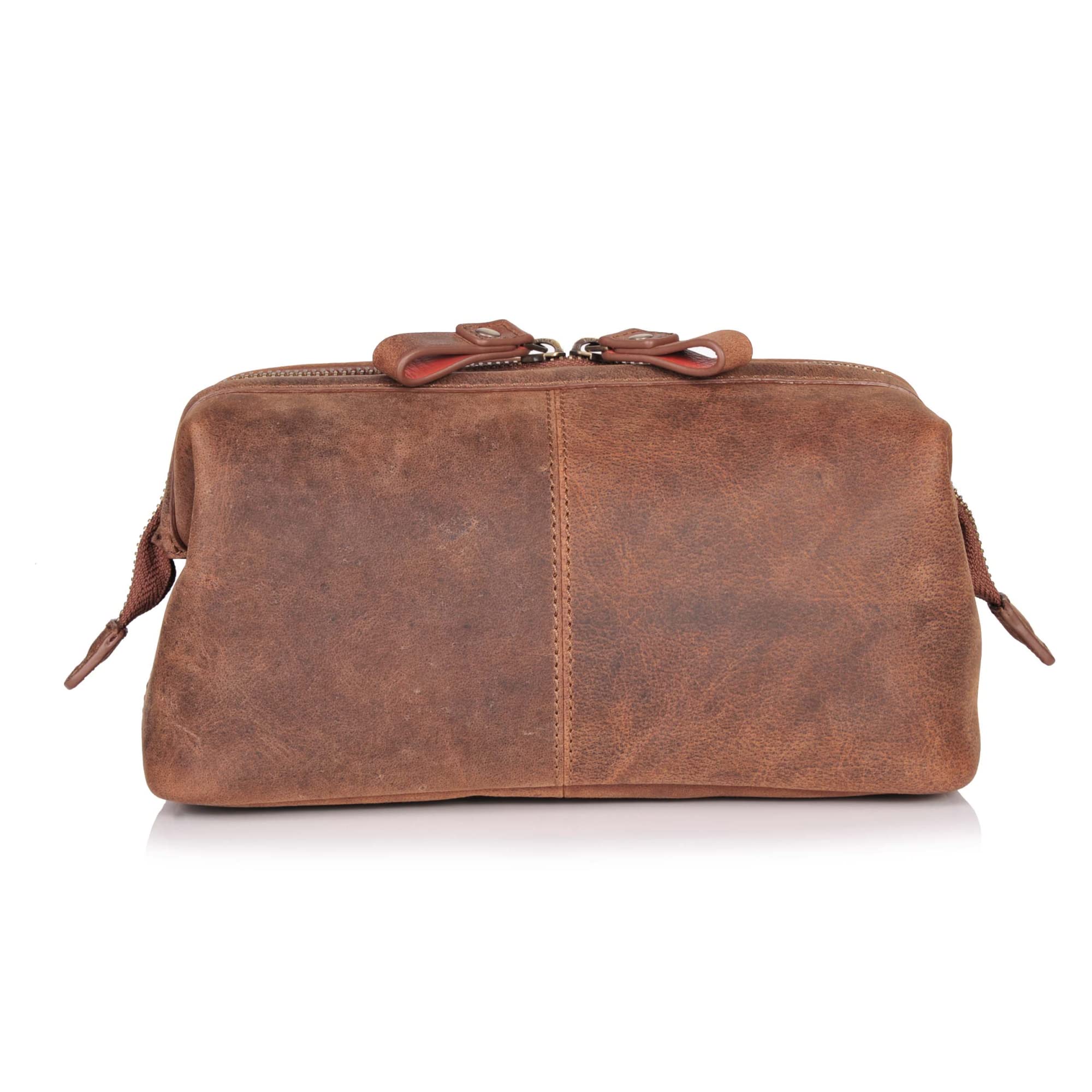 donbolso-kopenhagen-kulturbeutel-leder-braun-vintage-waschbeutel image 8