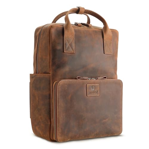 donbolso-amsterdam-rucksack-vintage-braun-leder-laptopfach image 8