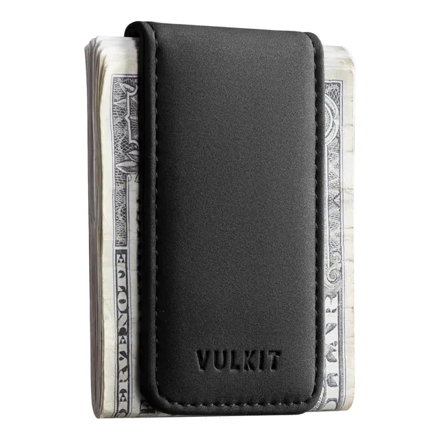 vulkit-magnet-geldklammer-leder-schwarz-f-r-15-scheine-8-karten image 1