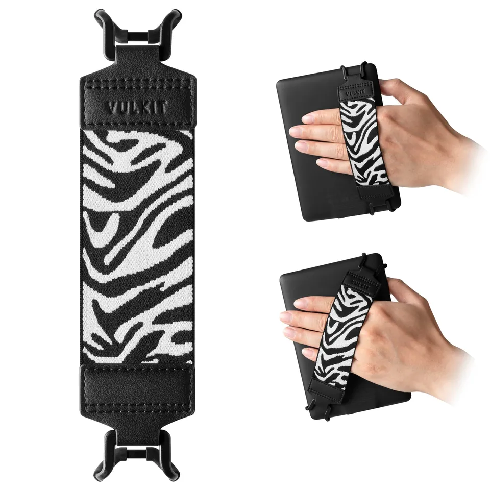 vulkit-handgurt-kindle-tablet-6-8-zoll-schwarze-streifen-schlaufe image 1