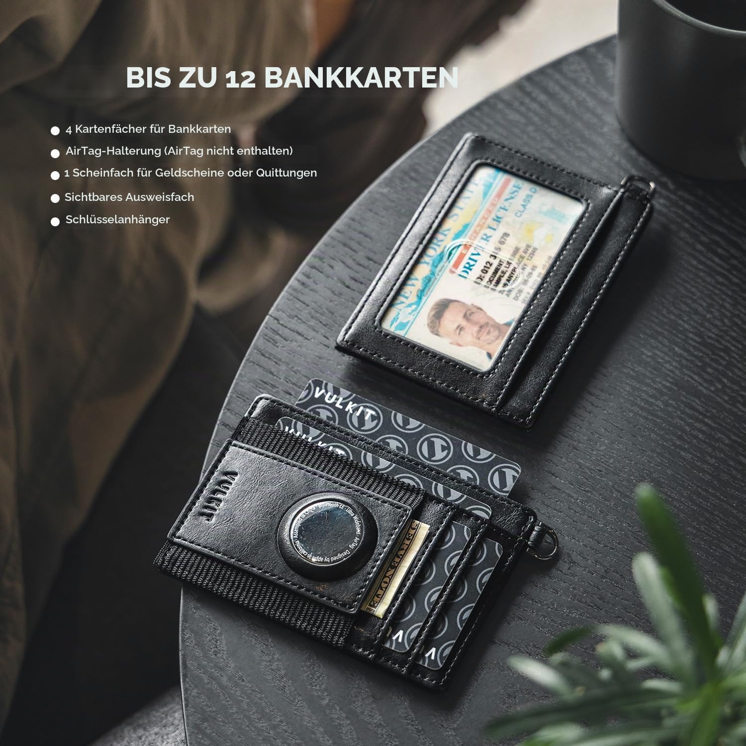 vulkit-airtag-holder-wallet-kartenhalter-schwarz-rfid image 2