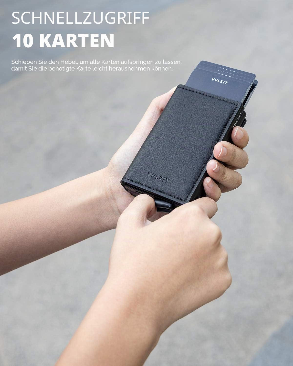 vulkit-aluminum-pop-up-wallet-kartenetui-schwarz-carbon-rfid image 2
