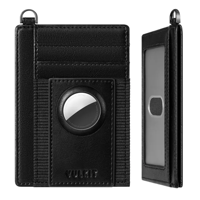 vulkit-airtag-holder-wallet-kartenhalter-schwarz-rfid image 1