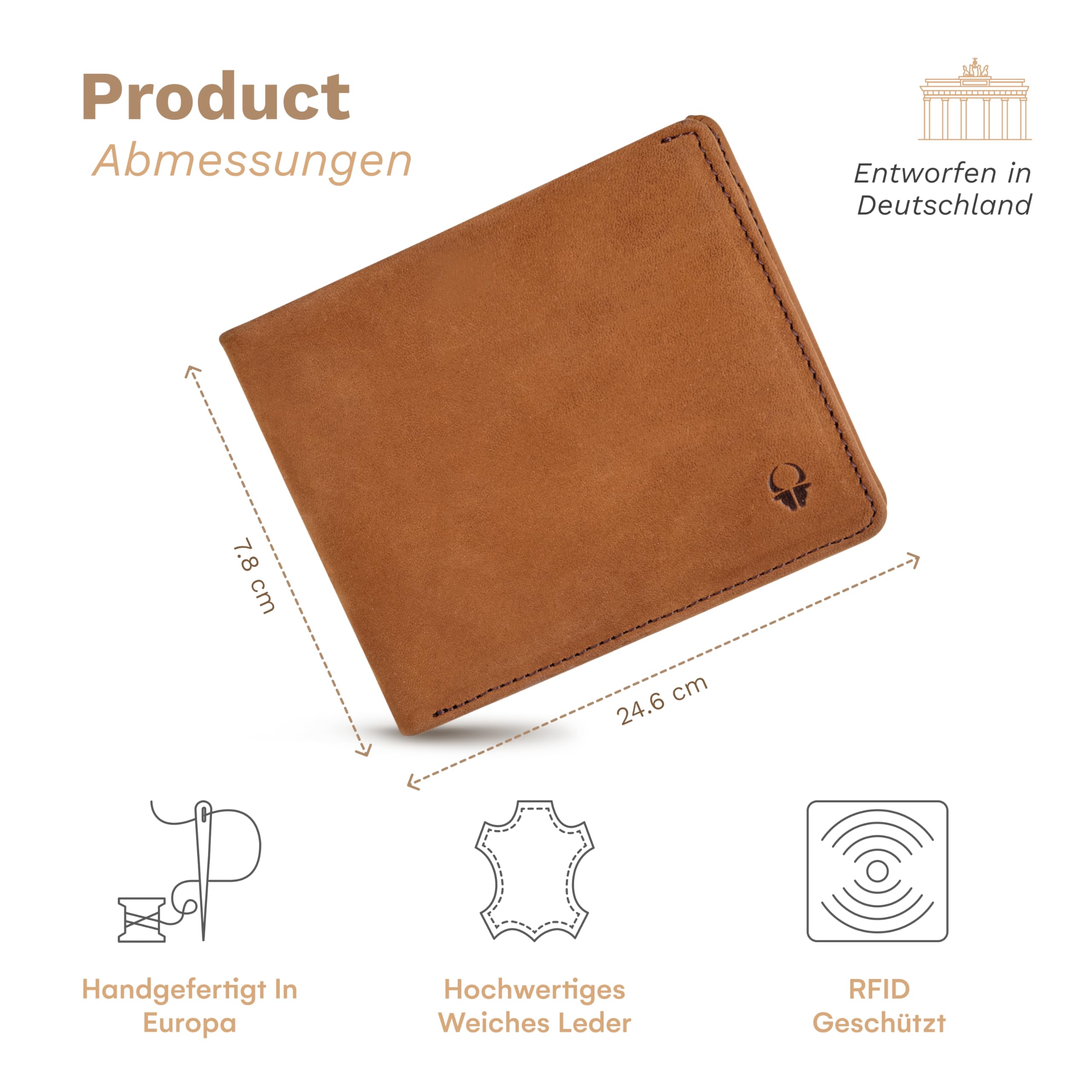donbolso-verona-geldb-rse-herren-leder-vintage-braun-rfid-8-karten image 3