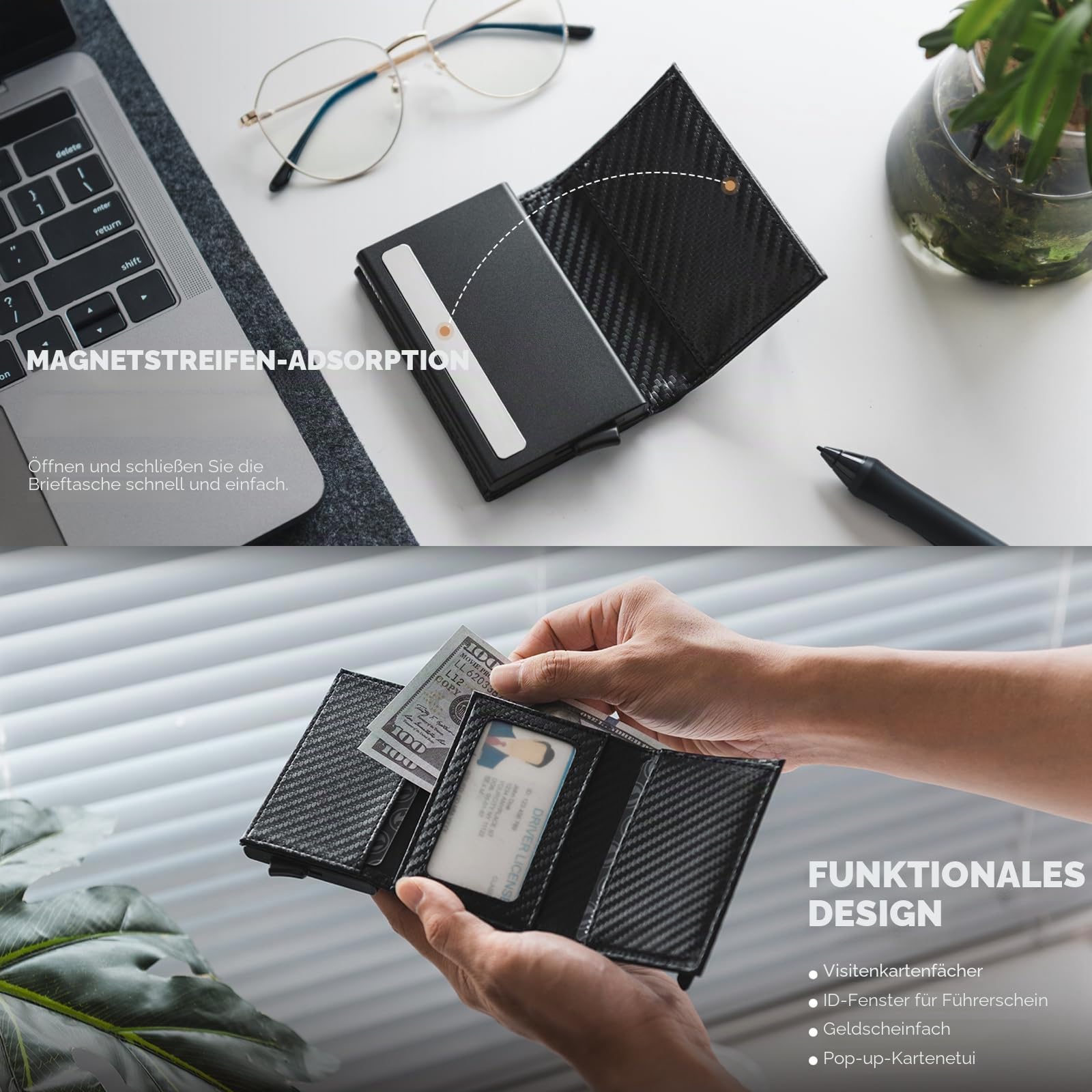 vulkit-leather-pop-up-wallet-kartenetui-carbon-schwarz-rfid image 4